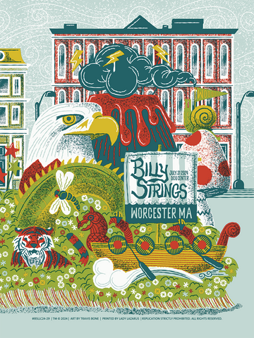 BILLY STRINGS - July 31, 2024 Worcester Poster