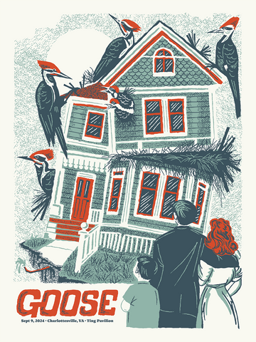 GOOSE - Charlottesville September 9, 2024 Poster