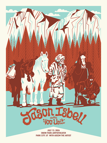 JASON ISBELL and the 400 Unit - Park City 2024 Poster