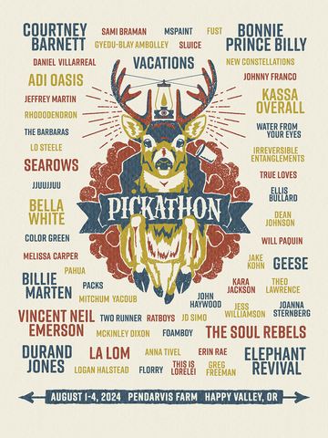 PICKATHON 2024 Festival Poster