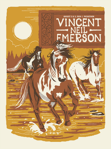 VINCENT NEIL EMERSON - Pickathon 2024 Poster