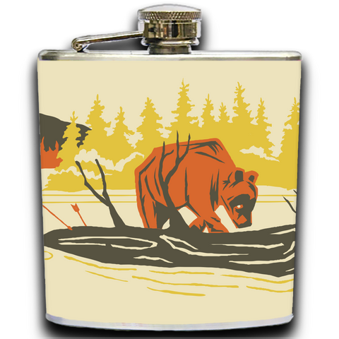 RIVER BEAR FLASK