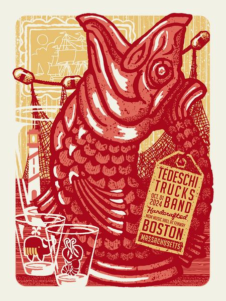 TEDESCHI TRUCKS BAND - Boston - 2024 Poster