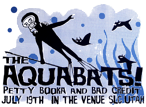 THE AQUABATS - 2004 Poster