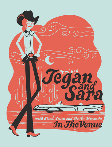 TEGAN AND SARA - 2010 Poster